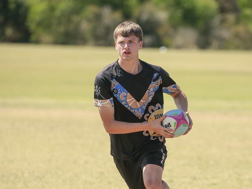 Iona College V Pine Rivers State High at the 2024 Gold Coast Titans All Schools Touch Football Picture: Glenn Campbell