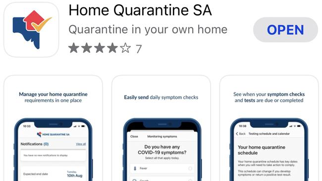 South Australia is using an app that lets health officials monitor people in home quarantine.