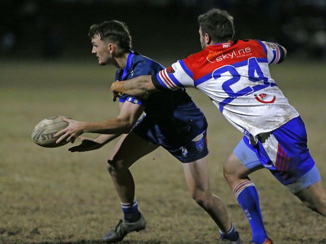 Joel Fitness gets his pass away. Picture Warren Gannon Photography