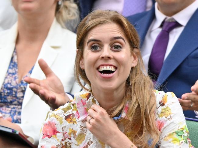 Princess Beatrice has a blast at Wimbledon. Picture: Karwai Tang/WireImage