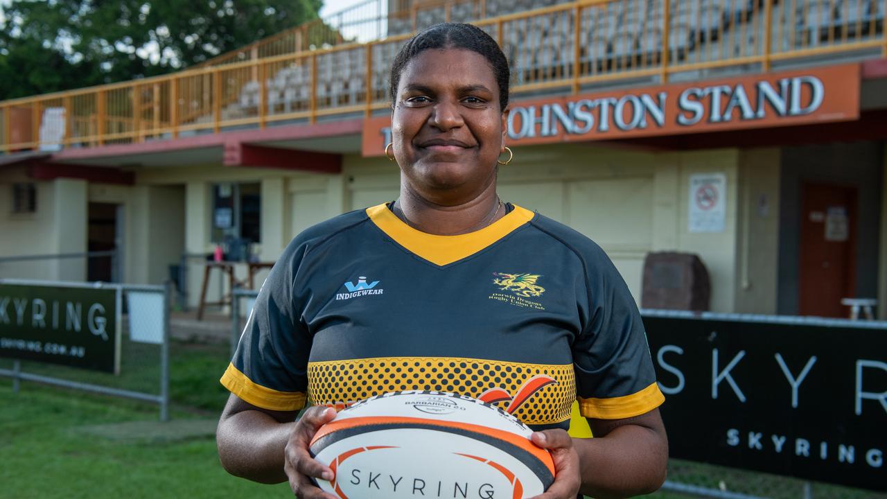 Ellie Niki (Darwin Dragons) ahead of the 2024-25 Darwin Rugby Union season. Picture: Pema Tamang Pakhrin