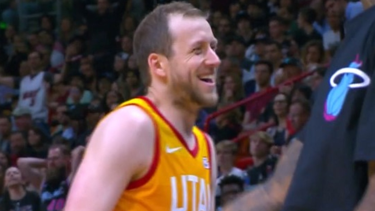 Even Joe Ingles had to laugh.