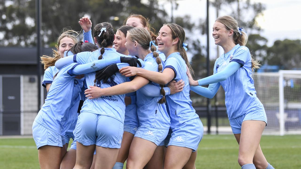 U16 Girls champions NSW Metro Sky Blue