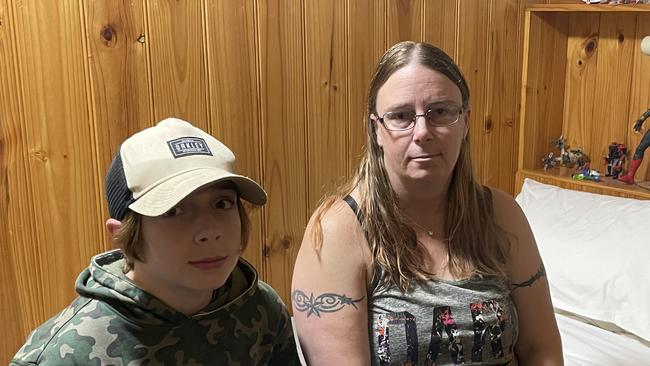 Jodi Baxter and her son, Zac, are currently living in the Barossa Gateway Motel in Nuriootpa after being able to find an affordable rental. Picture: Amy Maynard