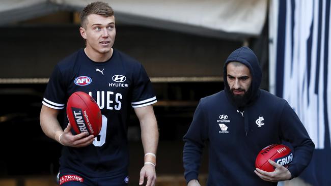 Patrick Cripps has posted back-to-back scores in the 90s. Picture: Dylan Burns/AFL Photos