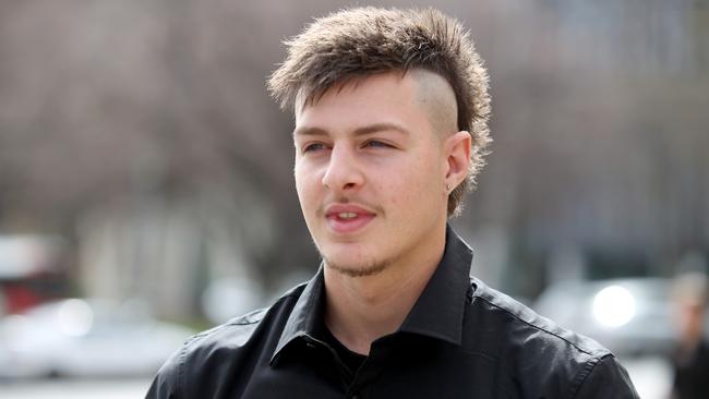 Brandon Agostino is charged with aggravated assault with a weapon after allegedly shooting pedestrians with a gel blaster in drive-by attacks at Northgate and Lightsview. Picture: NCA NewsWire / Kelly Barnes