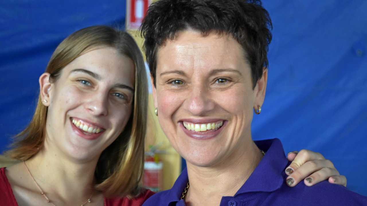 Gemma and Janine Newton. Picture: Arthur Gorrie