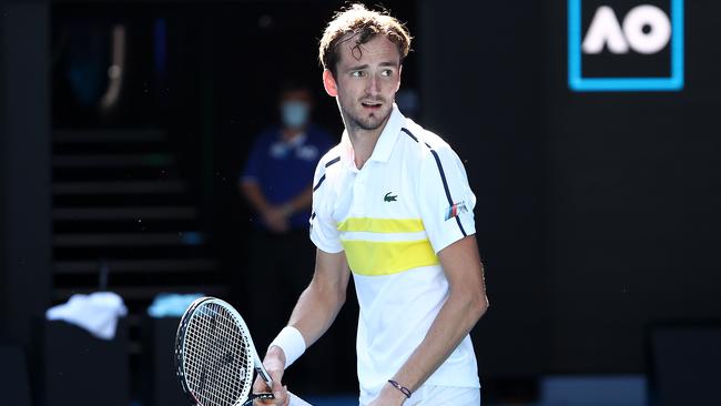 Daniil Medvedev is through to the Australian Open semi-finals. Picture: Getty Images