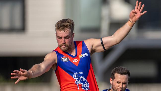 Dayne Kellett in action for Mernda. Picture: Field of View Photography