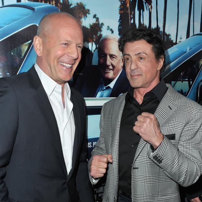 Stallone insisted his earlier feud with Willis was ‘nothing personal’. Picture: Getty Images