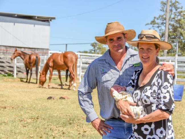 Steven and Ursula Keating with baby Andrew. Photo/Keating family