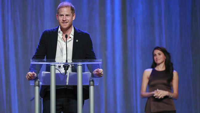 But there was a much warmer reaction to Prince Harry at the event. Picture: Jeff Vinnick/Getty Images for Invictus Games Vancouver Whistler 2025