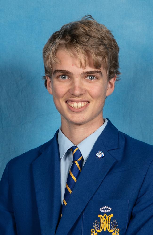 Marist College Ashgrove student Louis Rebula also achieved the perfect ATAR of 99.95.