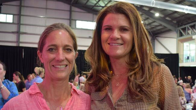 Jen Jeffreis and Sascha Estens at the Westpac High Tea at Beef Australia 2024. Picture: Aden Stokes