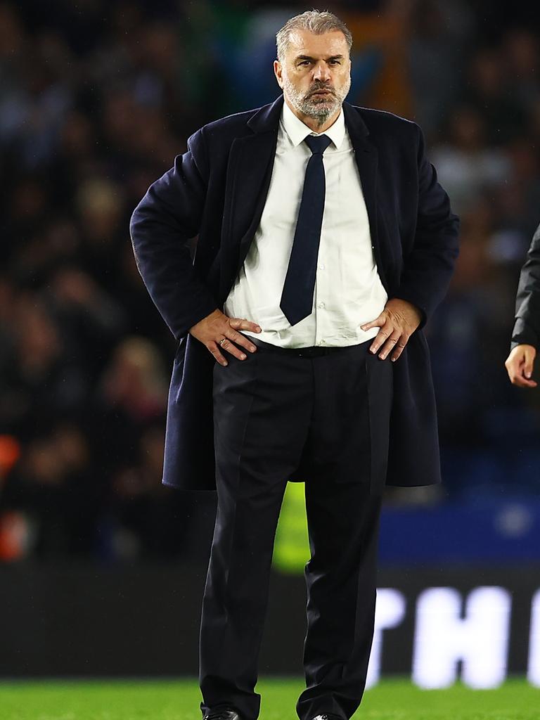 Ange Postecoglou, could barely believe it. Photo by Bryn Lennon/Getty Images.