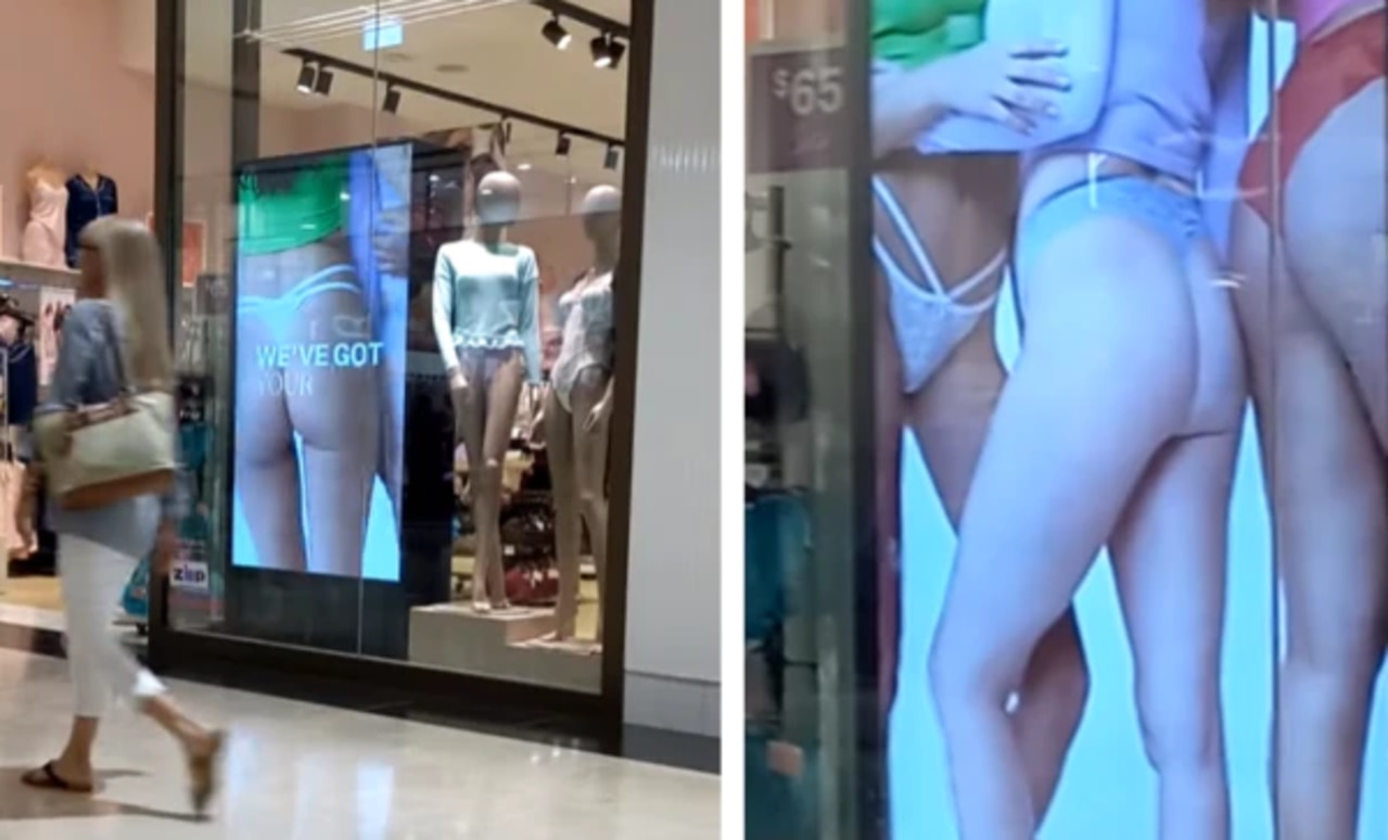 Aussie mum rages at 'erotic' Bras N Things window display