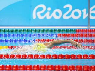 RIO DE JANEIRO, BRAZIL - SEPTEMBER 09: Brenden Hall of Australia competes in the Men's 400m Freestyle - S9 Final on day 2 of the Rio 2016 Paralympic Games at the Olympic Aquatics Stadium on September 9, 2016 in Rio de Janeiro, Brazil. (Photo by Friedemann Vogel/Getty Images)