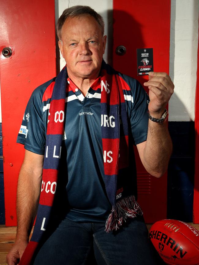 Brad Nimmo played in three premierships for Coburg. Picture: Hamish Blair