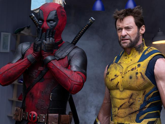 Fans can’t get enough of Deadpool (Ryan Reynolds) and Wolverine/Logan (Hugh Jackman). Picture: Jay Maidment/20th Century Studios/Marvel