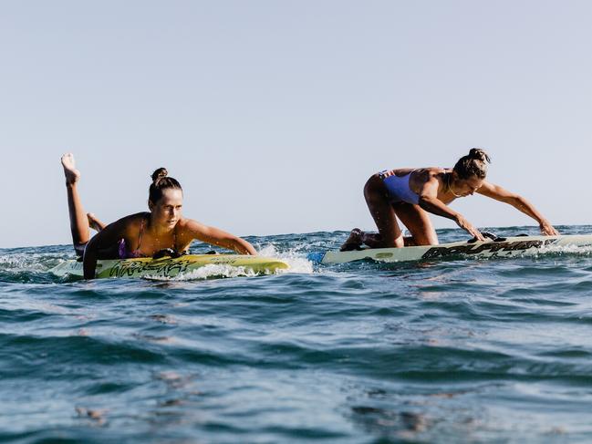 Ironwomen Lizzie Welborn (left) and Harriet Brown operate KaMana. Picture: Supplied.
