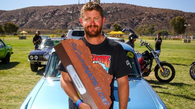 Red CentreNATS grand champion Graham Miller. Picture: NT Major Events