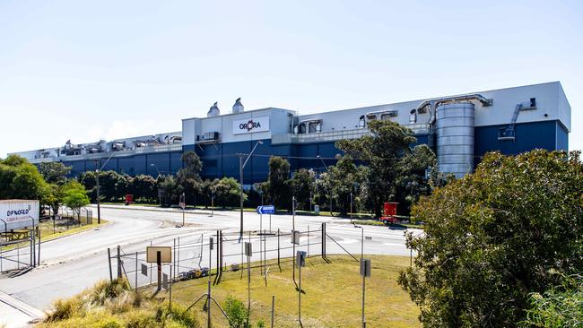 The Orora paper mill site in the Botany industrial area. Picture: Monique Harmer