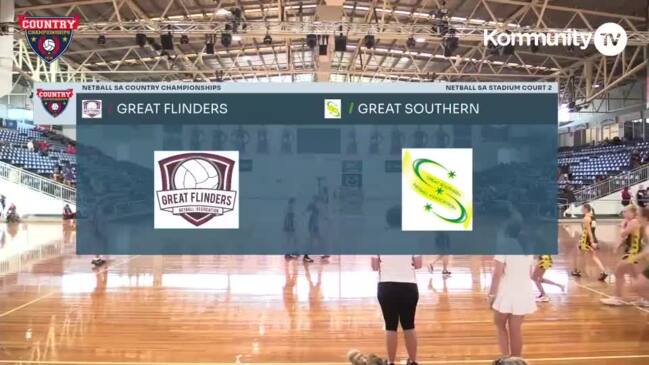 Replay: Netball SA Country Championships Day 1 - Great Flinders v Great Southern (17 and Under)