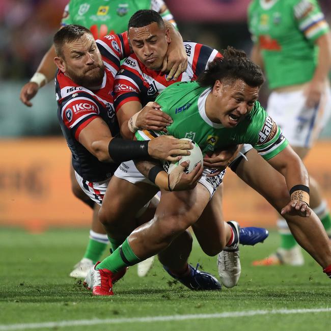 Canberra's Josh Papalii may ‘just’ be the best FRF in the NRL right now. Picture: Brett Costello