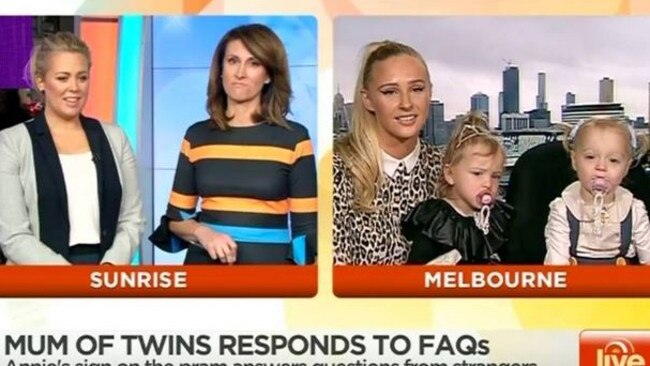 Annie Nolan responds on Sunrise.