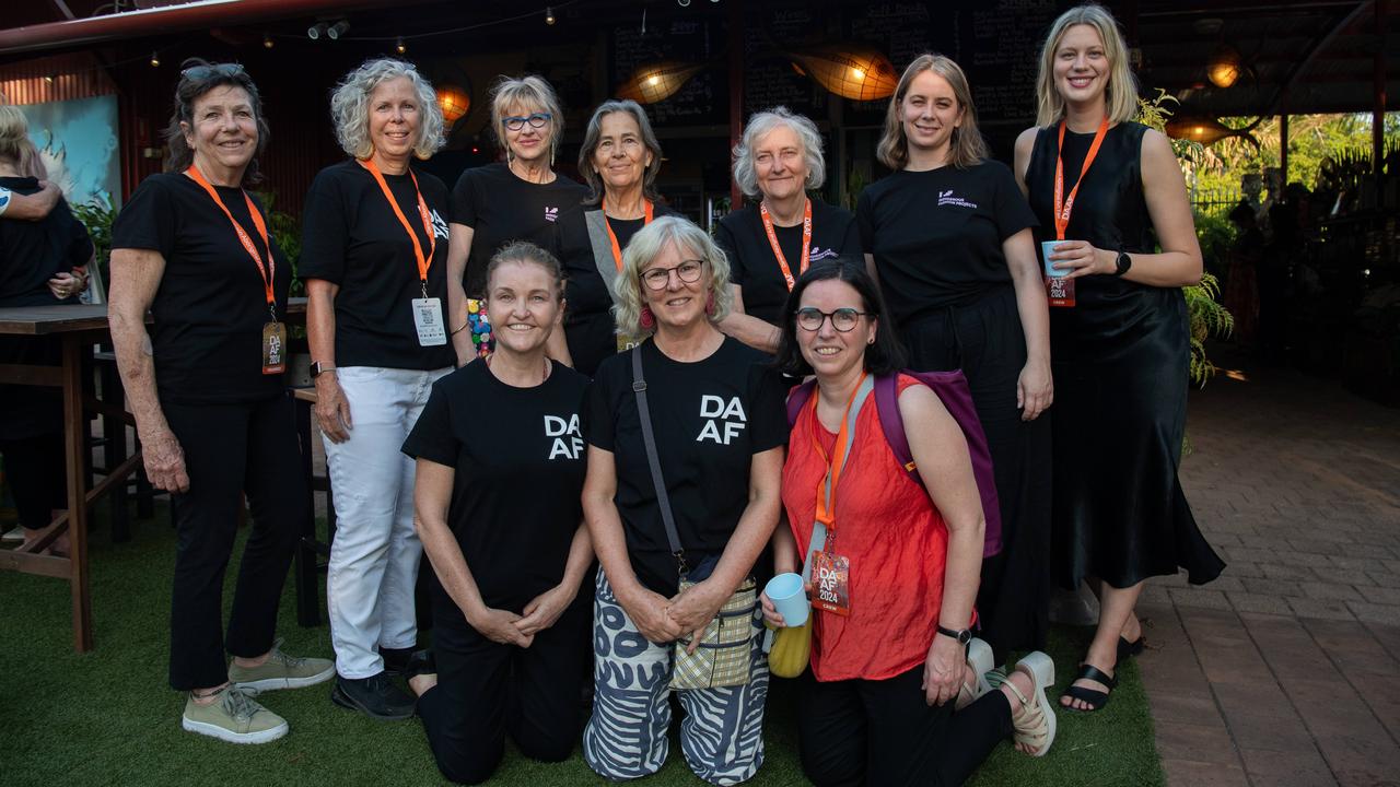 DAAF Volunteers at the 2024 National Indigenous Fashion Awards (NIFA). Picture: Pema Tamang Pakhrin