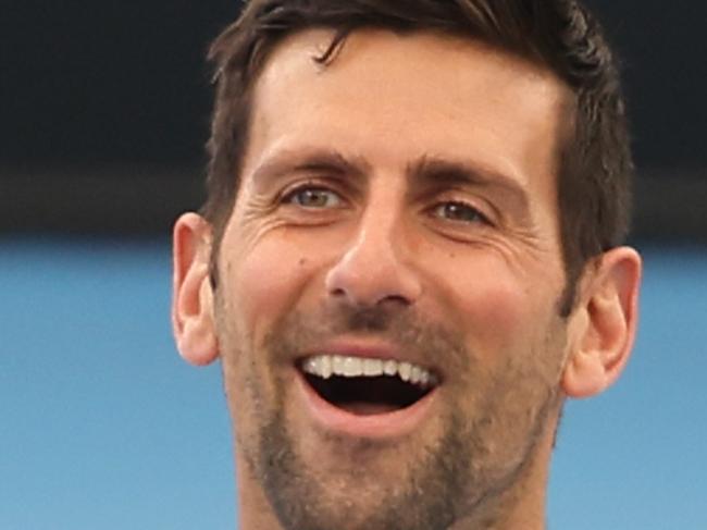 ADELAIDE, AUSTRALIA - NewsWire Photos December 28 2022: Serbian tennis player Novak Djokovic is seen during a training session at Memorial Drive in Adelaide. NCA NewsWire / David Mariuz