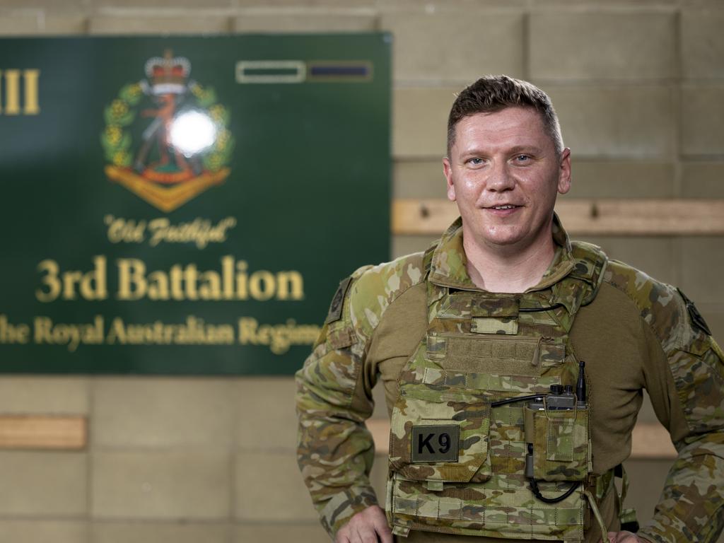 Australian Army officer Lieutenant Colonel Dan Ellis, Commanding Officer of 3rd Battalion, Royal Australian Regiment at Lavarack Barracks, Townsville, Queensland. PHOTO: CPL Riley Blennerhassett