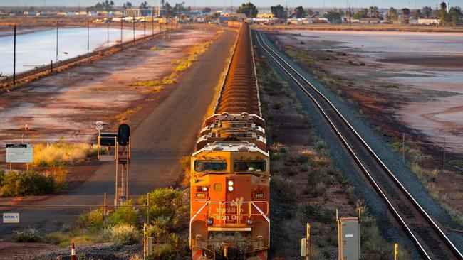 All aboard the dividend train: BHP shareholders have been rewarded with a record return. Picture: Ian Waldie/Bloomberg News