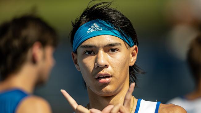 200m U16 winner Xavier Perry from Nepean District. Pics by Julian Andrews.