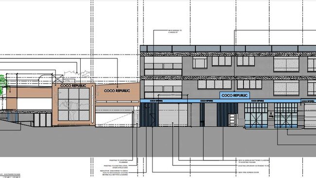 An artists’s impression of the Coco Republic out at 2 and 4 Hayes St, Balgowlah, on the corner with Condamine St. Picture: Supplied