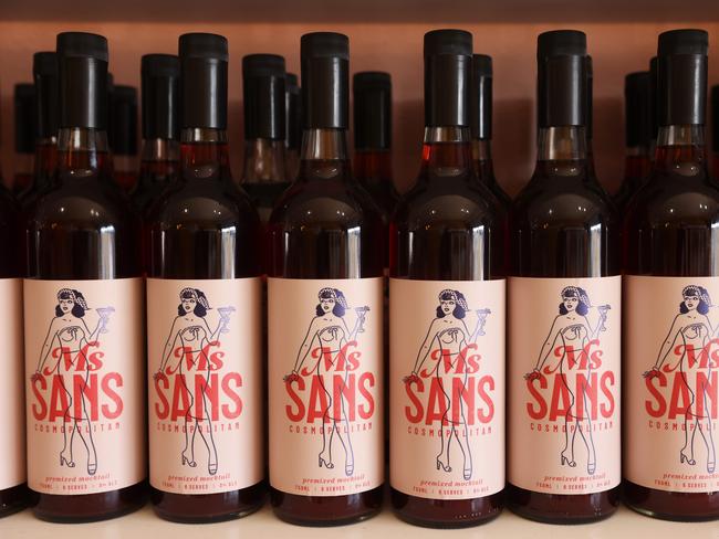 Sans Drinks sells its own brands online. Picture: David Swift