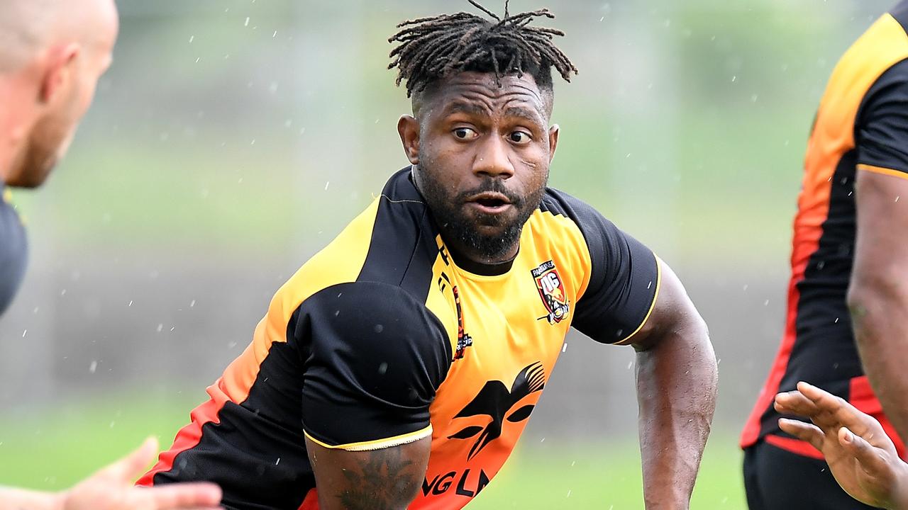 James Segeyaro of the PNG Kumuls