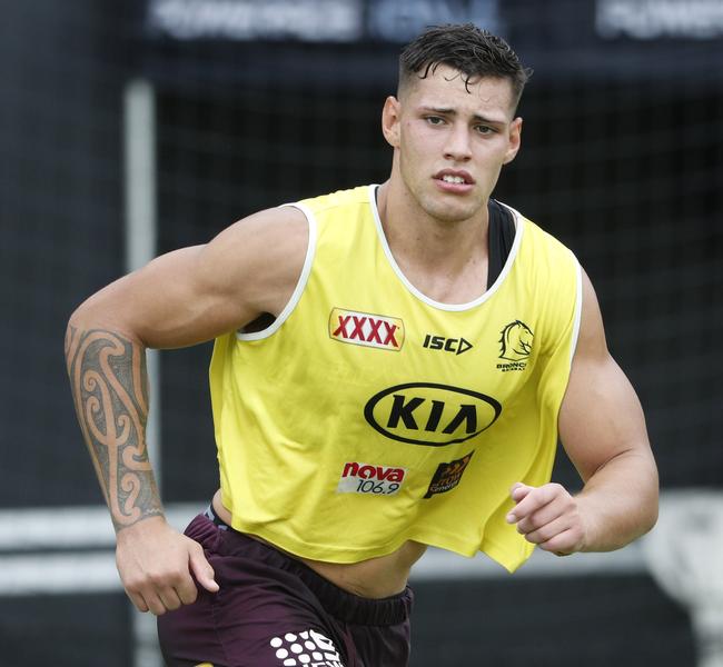 Jordan Riki has impressed with his fitness. Picture: Peter Wallis