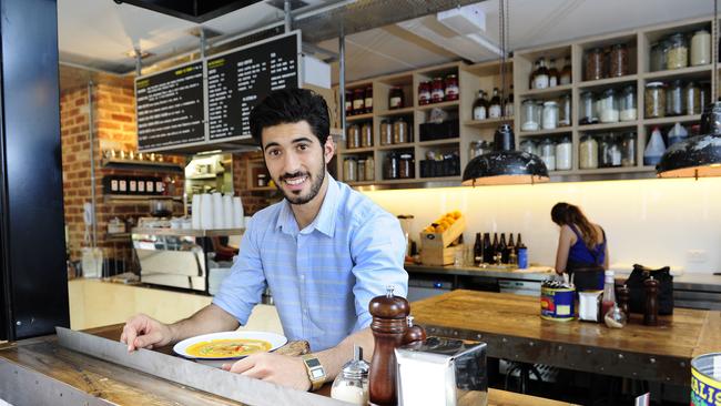 Penny University Cafe owner Foti Likouras. Picture: Mark Brake