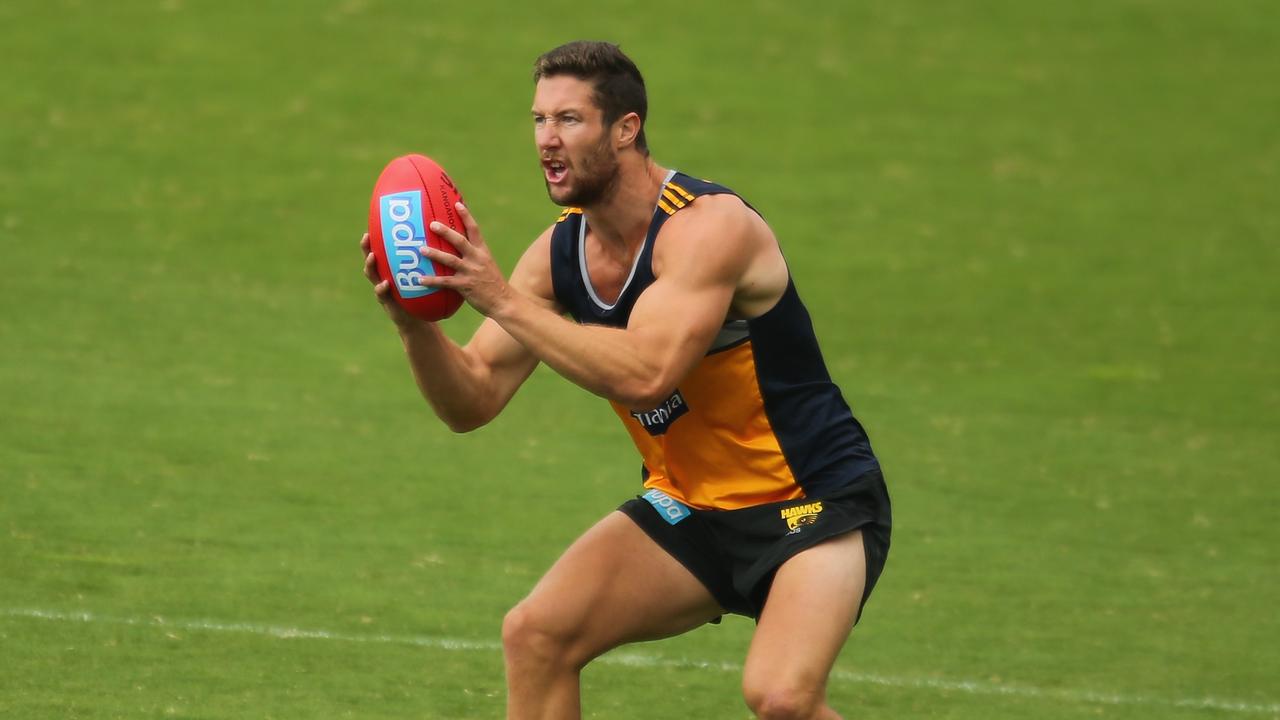James Frawley eventually joined Hawthorn in 2014. Picture: Scott Barbour