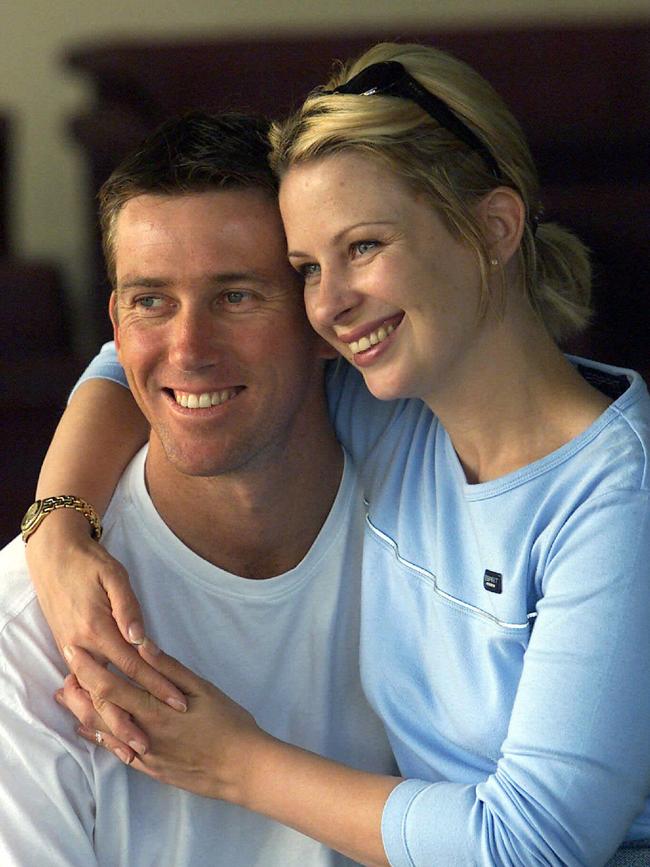 Glenn McGrath with his late wife Jane.