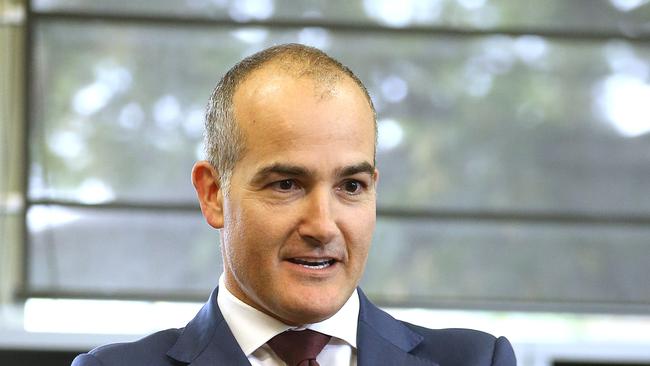 Education minister James Merlino announced measures earlier this year to support principals. Picture: Alison Wynd