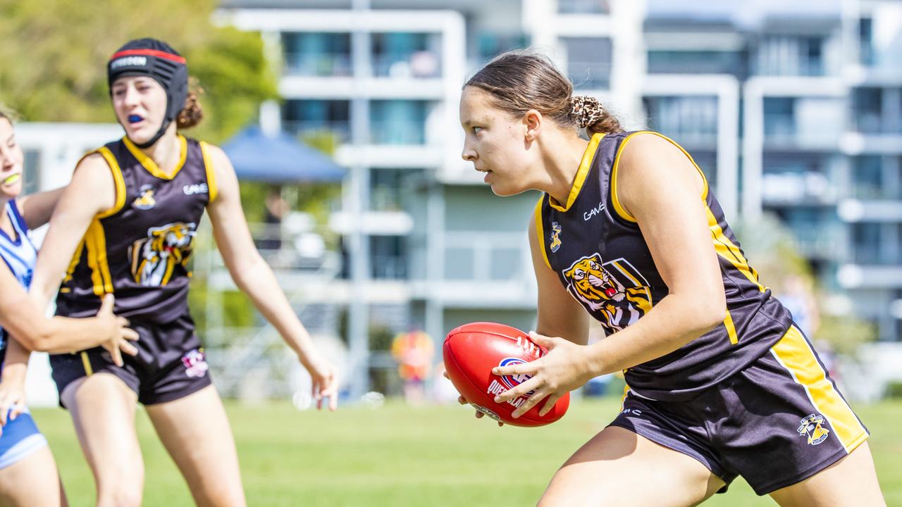 AFLQ StreetSmarts Schools Cup AFL football match between Kedron State High School and Marymount at Yeronga, Thursday, September 2, 2021 - Picture: Richard Waker