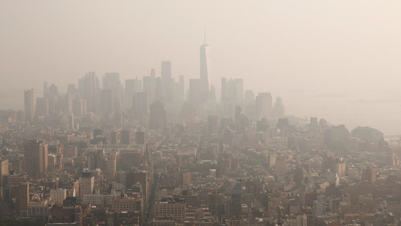 Canada Wildfires Prompt Air Quality Concerns Across America Sky News Australia 1963