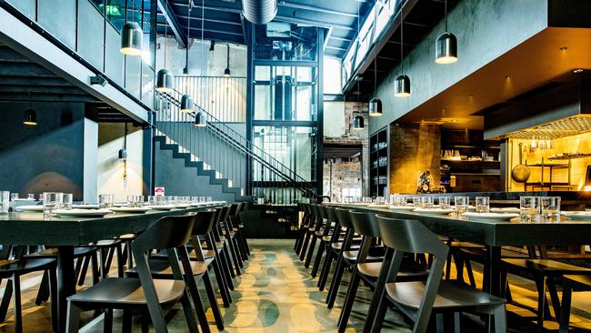 The dining room at Fortitude Valley's Agnes Restaurant. Picture: Richard Walker