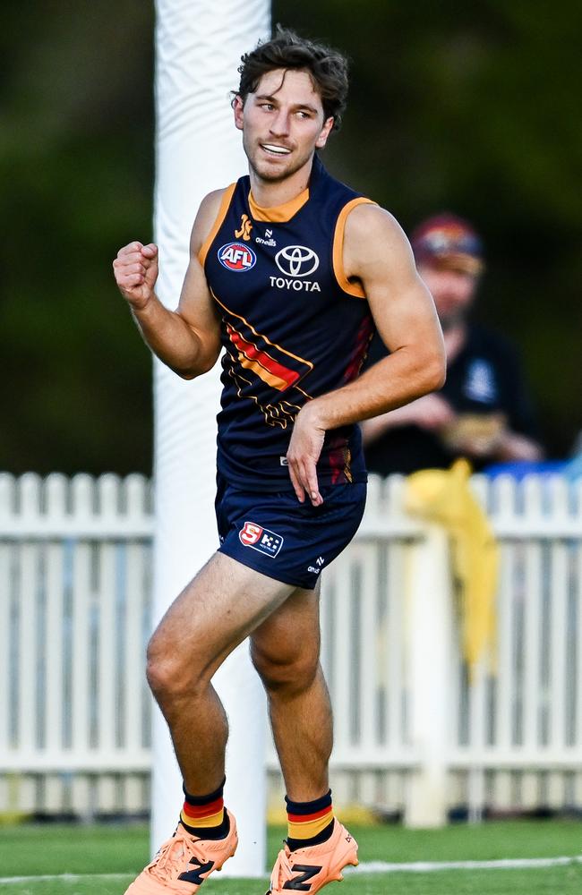 How do the Crows fit Lachie Sholl back into their side? Picture: Mark Brake/Getty Images.