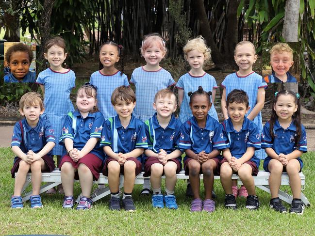01/09/2024 - MY FIRST YEAR featureJingili Primary school T/1 SachsBack Row L-R Marley Kabai, Emily Scott, Brooklyn-Phoenix Williams, Elsie Benn, Tess Leppitt, Marie Unger, Rainer ParkerFront row L-R Ethan Lilliebridge, Evyenia Maddison, Teo Kellam, Aston Gillam, Kailena Wosomo, Adam Futuni, Aaliyah Zahra Picture: School Photographer