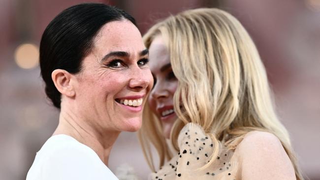 Actress Nicole Kidman and director Halina Reijn attend the red carpet of the movie Babygirl presented in competition during the 81st International Venice Film Festival. Picture: Marco Bertorello/AFP