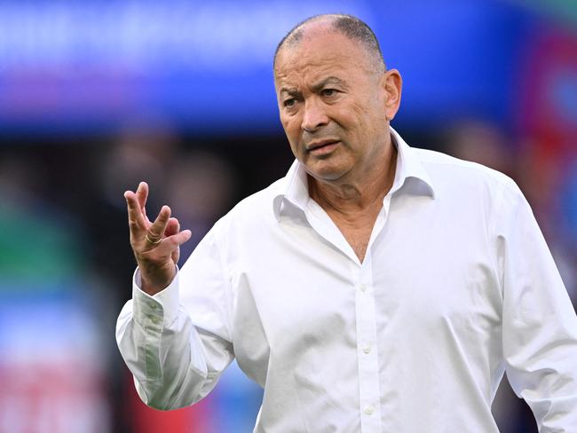 Eddie Jones had an ugly exit. Picture: AFP