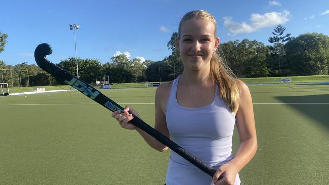 Sunshine Coast junior hockey talent Mackenna Plant.